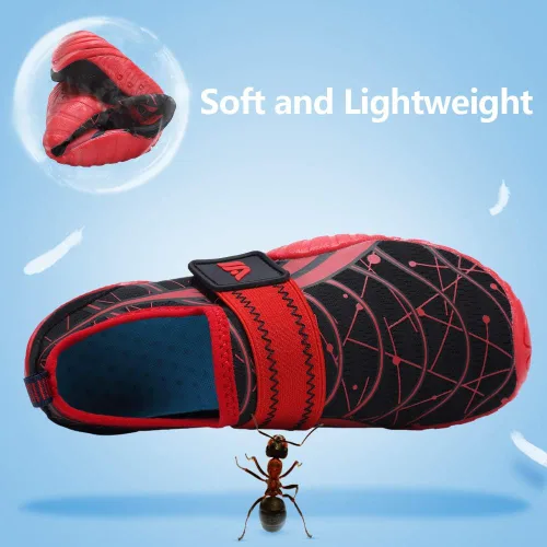 Vista 2 de CIOR Zapatos de agua ligeros para niños y niñas, tenis acuáticos para la playa (niños pequeñosniños grandes)
