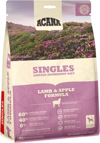 Vista 8 de Comida seca para perro con ingredientes limitados, alta en proteína, nutrición completa, salud digestiva de Acana Singles
