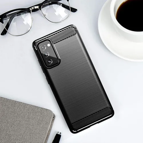 Vista 7 de Osophter Funda para Galaxy S20 FE, Samsung S20 FE 5G Funda de absorción de golpes Flexible TPU Caucho Protector para Samsung Galaxy S20 FE 5G (negro)