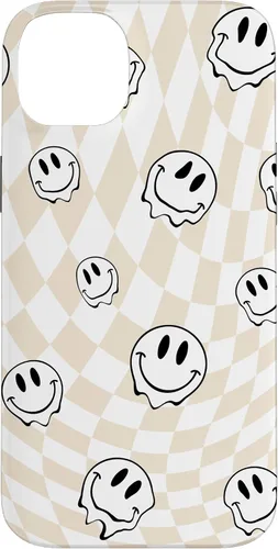 Vista 15 de Retro Swirl - Carcasa para iPhone 17, diseño de cara sonriente feliz