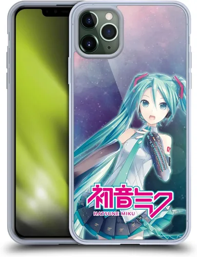 Vista 123 de Head Case Designs Licencia Oficial Hatsune Miku Gráficos Lindos Carcasa de Gel [Protección de Grado Militar] Compatible con Apple iPhone 7