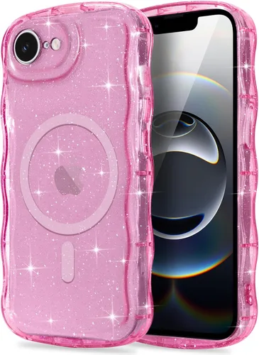 Vista 238 de Pepmune Funda magnética para iPhone 17 Pro Max, color rosa