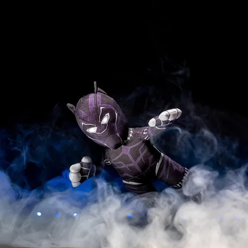 Vista 5 de Marvel Black Panther Figura de peluche de 10 pulgadas, un superhéroe para jugar y exhibir