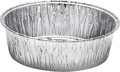 Vista 6 de Sartenes de aluminio para horno holandés de 8 pulgadas Molde desechable para pasteles y sartenes de aluminio extra profundas para hornear