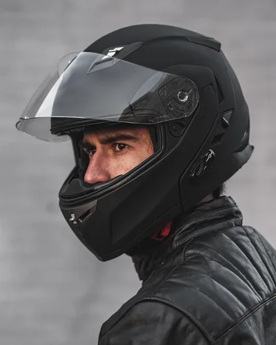 Vista 6 de ILM - Casco de motocicleta modular con visera solar abatible, Bluetooth integrado, intercomunicador, Mp3 Modelo 953/953 PRO