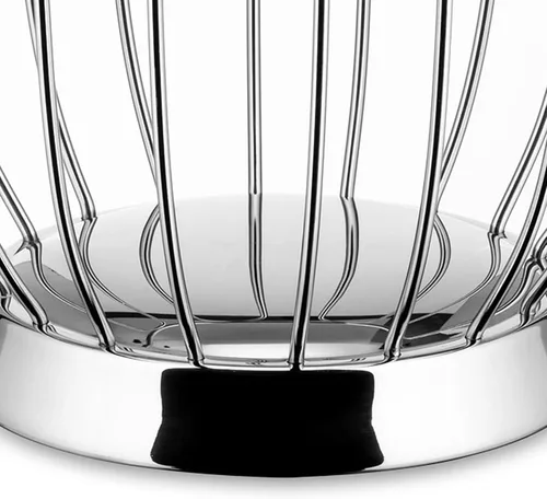 Vista 4 de Alessi 370/19 - Soporte para frutas cítricas trabajado con alambre, acero inoxidable 18/10, Ø 7.5 in
