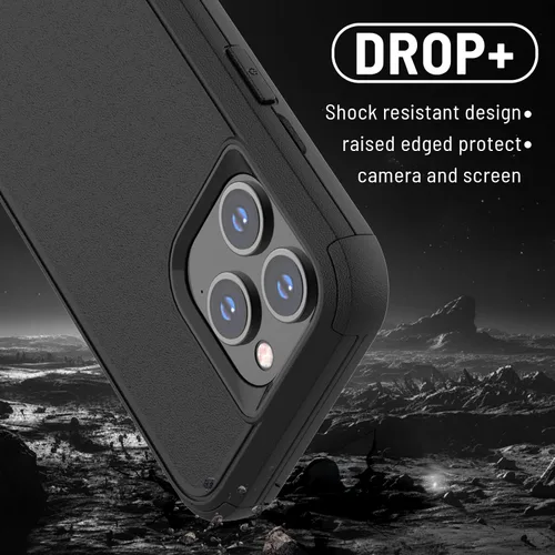 Vista 5 de X-belmox Funda protectora para iPhone 15 Plus, 3 capas, resistente a prueba de golpes, protección contra caídas, grado MiIitary para iPhone 14 Plus