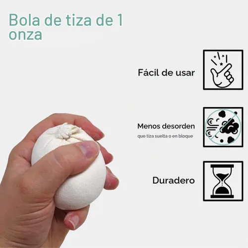 Vista 4 de Z Athletic Gym Chalk Ball for Rock Climbing, Gymnastics, and Weightlifting