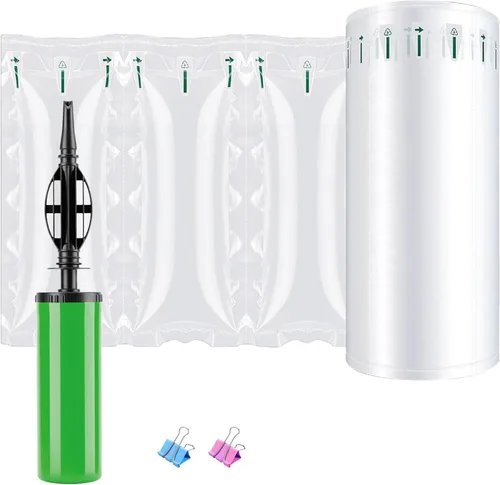 Vista 9 de 170 almohadas de aire para envío, bolsas de cojín de aire inflables prellenadas de 4 x 8 pulgadas, no necesita bomba, material de embalaje