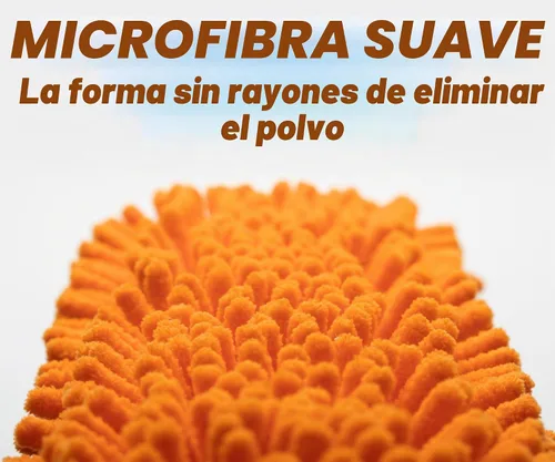 Vista 4 de Combo de escobilla de ventana y limpiador de microfibra 2 en 1 (el poste se vende por separado)