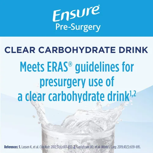 Vista 4 de Ensure Surgery Perioperative Paquete de 5 días con 3 bebidas de carbohidratos transparentes antes de la cirugía Ensure y 20 batidos