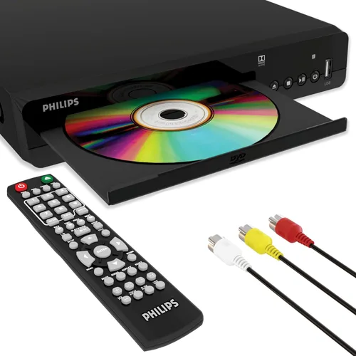 Vista 8 de Philips - Reproductores de DVD para TV con puerto HDMI 1080P, reproductor de DVD HD multirregión para Smart TV, entrada USB, control remoto