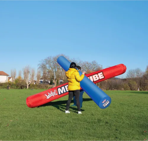 Vista 3 de Mega Tube - Juguetes deportivos inflables gigantes para niños y familia. Patéalo, lanzarlo, rebotarlo y luchar con él... Juego deportivo de tubería
