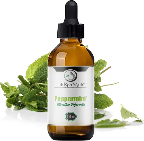 Vista 7 de Aceite esencial de menta orgánico rectificado, 100% puro y natural, aceite de grado alimenticio de origen estadounidense para delicias culinarias