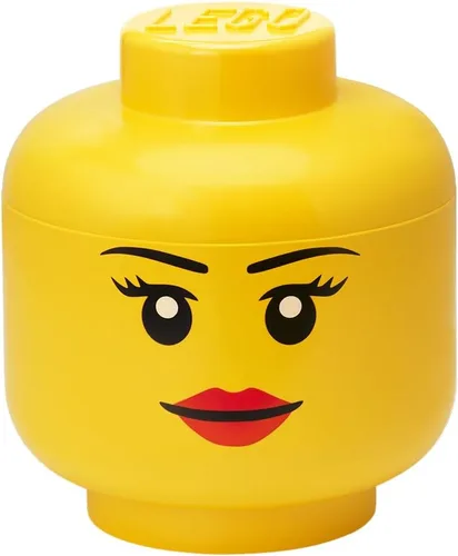 Vista 11 de LEGO - Cabezal de almacenamiento (pequeño), caja de almacenamiento de Amarillo brillante