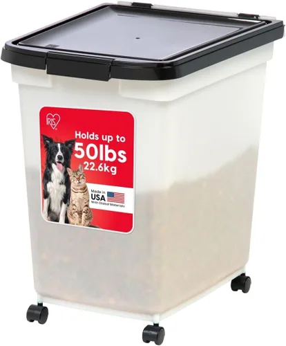 Vista 16 de Iris Contenedor para alimento de perro de estructura hermética, Individual, Negro