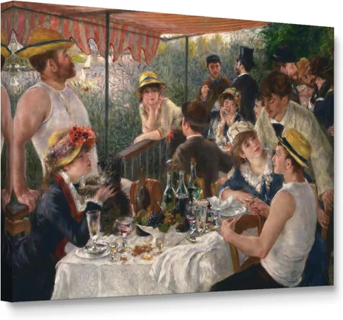 Vista 16 de Niwo ART - Montañas y mar, serie de pinturas más famosas del mundo, lienzo de pared para decoración del hogar, envoltura de galería, estirado