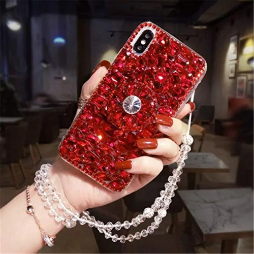 Vista 9 de Funda para Galaxy A11-3D hecha a mano Diamante Kickstand Rhinestone Bling Diamond Glitter Case para Samsung Galaxy A11 (verde)