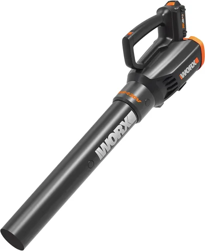 Vista 11 de WORX WP925 - Combo de recortadora de hilo y soplador de hojas, 15 pulgadas y 40 V con eje de fibra de carbono, soplador eléctrico silencioso de 530