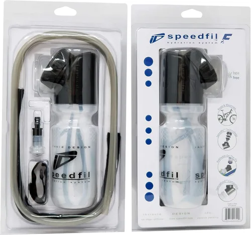 Vista 4 de Speedfil Botella de agua para bicicleta F2, sistema de hidratación multiusos con puerto de recarga (F2)