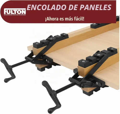 Vista 3 de Peachtree - Abrazaderas de presión para carpintería, paquete de 2 abrazaderas de presión de 4 vías, paneles de sujeción desde las cuatro