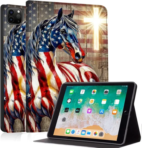 Vista 23 de Case for iPad mini A17 Pro (7th/6th Gen 2024/2021), Slim Shockproof Protective Cover with Auto Sleep/Wake, Durable PU Leather Multi-Angle Stand