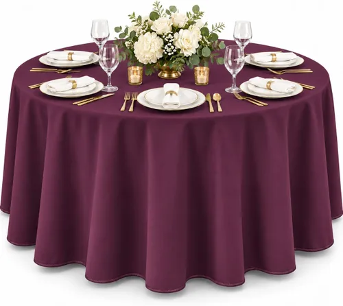 Vista 69 de AK TRADING CO. Mantel rectangular de poliéster de 60 x 102 pulgadas, fabricado en Estados Unidos, resistente a las arrugas, ignífugo, duradero