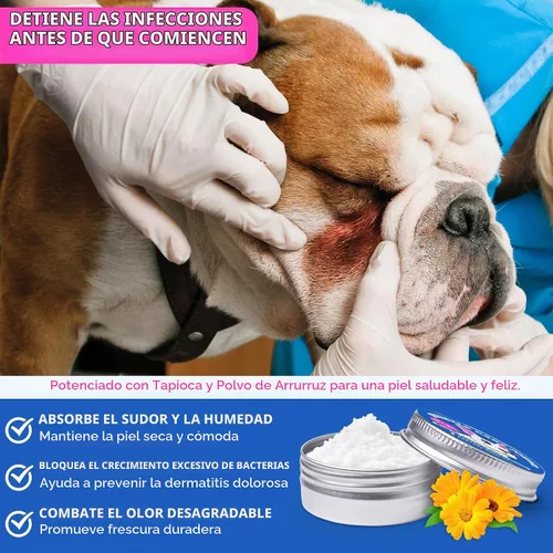 Vista 4 de Bulldog - Polvo para el cuidado de las arrugas, control de humedad y olores