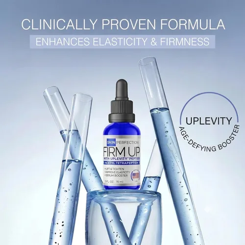 Vista 11 de Skin Perfection Uplevity - Péptido de apriete antienvejecimiento Suero Reafirmante Péptido Reafirmante Aumenta Elasticidad Añadir a cualquier