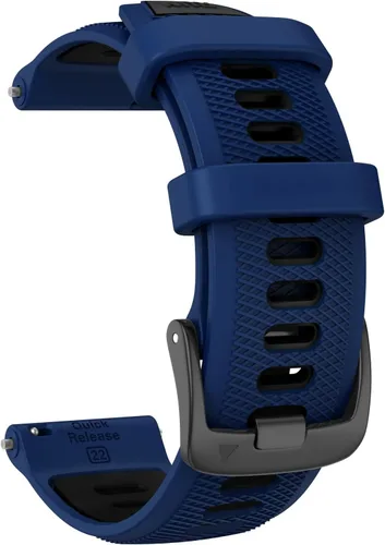 Vista 9 de ISABAKE Correa de silicona de liberación rápida de 22mm de reemplazo para Gamrin Forerunner 265, Forerunner 255, Garmin Vivoactive 4, Garmin Venu 2