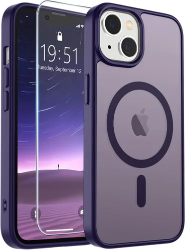 Vista 207 de SUPFINE Funda magnética para iPhone SE 2022 (3ª)/2020 (2ª), iPhone 8 (compatible con MagSafe) (protección contra caídas de grado militar), funda