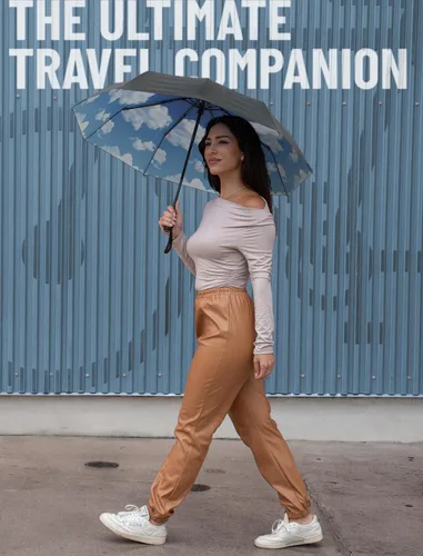 Vista 36 de REPEL Windproof Travel Umbrella - Compact & Withstands Winds up to 85MPH , Strongest Premium Auto Folding Umbrella for Rain and Sun - Durable, Light