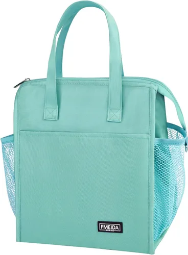 Vista 35 de Bolsa de Almuerzo Aislada para Mujeres, Bolsas de Almuerzo Pequeñas de 6.75L con Múltiples Bolsillos, Bolsa Térmica Reutilizable para Trabajo