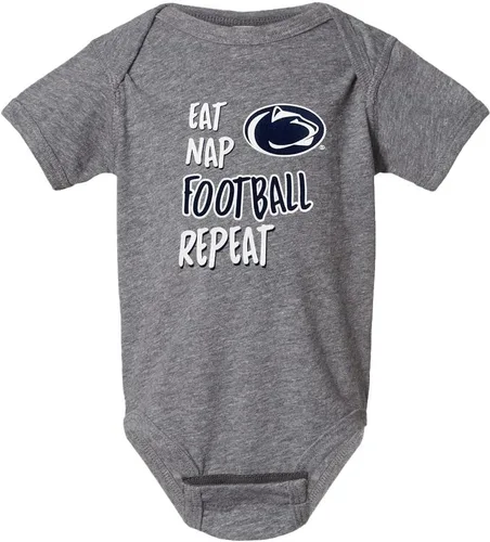 Vista 2 de Penn State - Enredadera de fútbol con licencia oficial para bebés