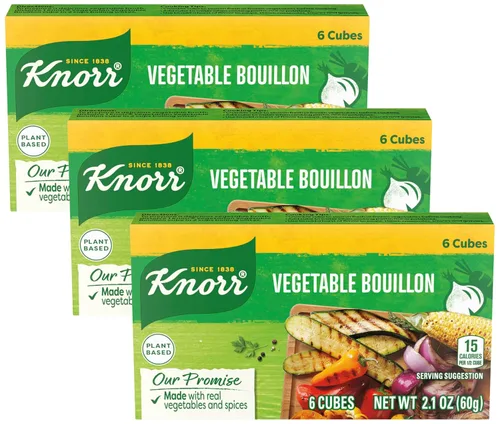 Vista 5 de Knorr Cubo de caldo, vegetal, 6 cubos, 2.1 oz