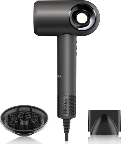 Vista 7 de 7 ajustes de velocidad, secador de pelo profesional con iones negativos, 2000 W, 190,000 RPM, secado rápido 7X, 7 ajustes de velocidad