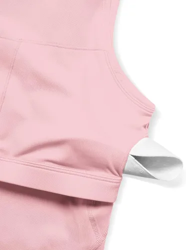Vista 5 de GYM RAINBOW Sujetadores deportivos acolchados para mujer, camiseta corta sin mangas de línea larga para fitness, correr, yoga, entrenamiento, tops