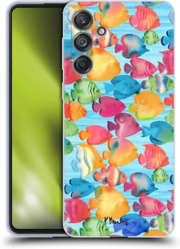 Vista 15 de Head Case Designs Officially Licensed Paul Brent Agate Mermaid Coastal Soft Gel Case Compatible with Samsung Galaxy M55 5G