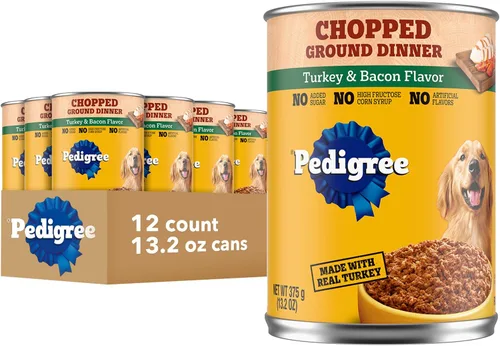 Vista 17 de Pedigree - Alimento húmedo para perros picado, carne de res, 13.2 onzas, 12 unidades 36 vitamins, minerals & amino acids, 30%+ water for
