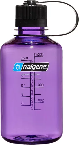 Vista 11 de Nalgene Botella de agua de boca estrecha de 16 onzas, amatista Slim Cup Holder Size, BPA-Free, Durable & Lightweight, Leak Sproof, Dishwasher