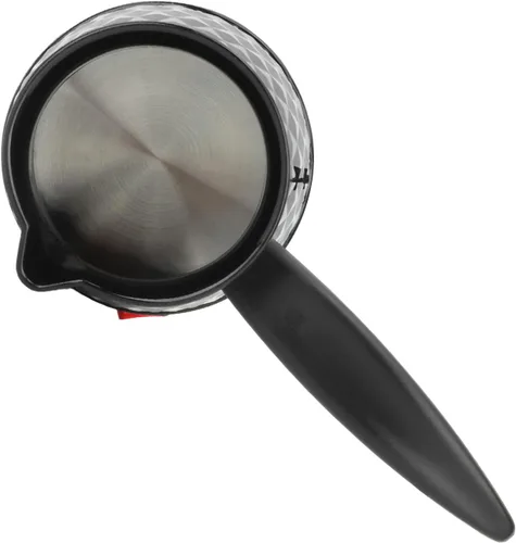Vista 9 de Fockety Cafetera turca, cafetera de acero inoxidable ABS de 20.3 fl oz de capacidad, cafetera árabe turca griega con mango extraíble, cafetera