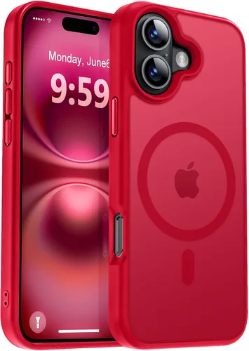 Vista 112 de MOCCA - Funda magnética resistente para iPhone XR de 6.1 pulgadas, compatible con MagSafe, funda con protección contra caídas de grado militar