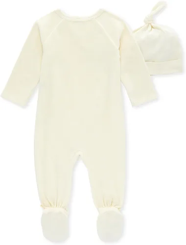 Vista 2 de Burt's Bees Baby Enterizo de una pieza para bebé, 100% algodón orgánico, Terciopelo de cáscara de huevo