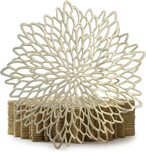 Vista 9 de Occasions - Manteles individuales dorados metálicos, A1. Hoja de oro