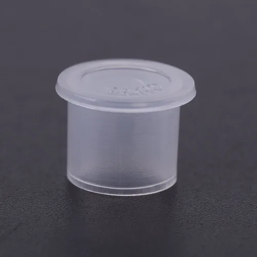 Vista 7 de Vasos de tinta, tinta de pigmento, 1000 unidades, recipiente de tinta de pigmento Microblading, soporte de tinta para cejas, kit de accesorios