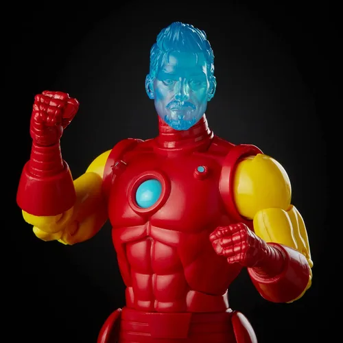 Vista 7 de Hasbro Marvel Legends Series - Figura de acción coleccionable de 6 pulgadas de Tony Stark (A.I.) para niños a partir de 4 años
