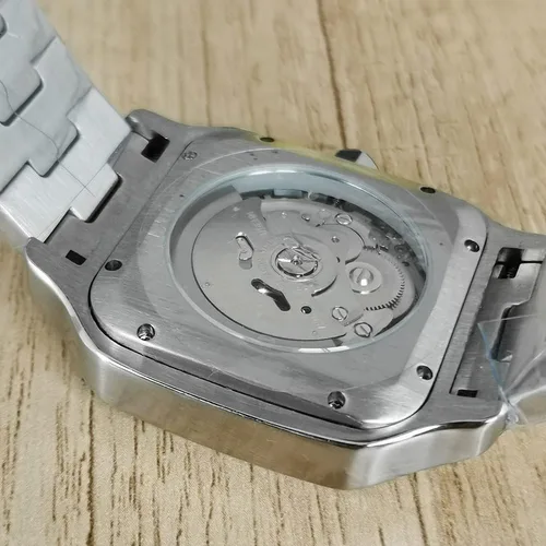 Vista 7 de Original NH35 Reloj automático para hombre, 3ATM, resistente al agua, mecánico, de viento automático, para hombre, reloj de pulsera de acero