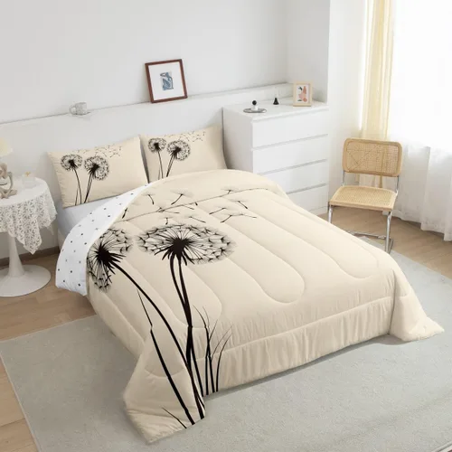 Vista 108 de Erosebridal Juego de edredón de hojas de cannabis, juego de ropa de cama de marihuana con estampado colorido de plantas, decoración bohemia de 2