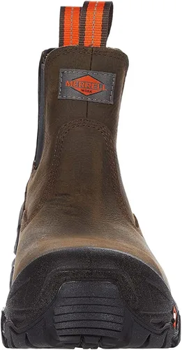 Vista 2 de MERRELL Strongfield Chelsea - Botas de trabajo de cuero con punta compuesta CT para hombre