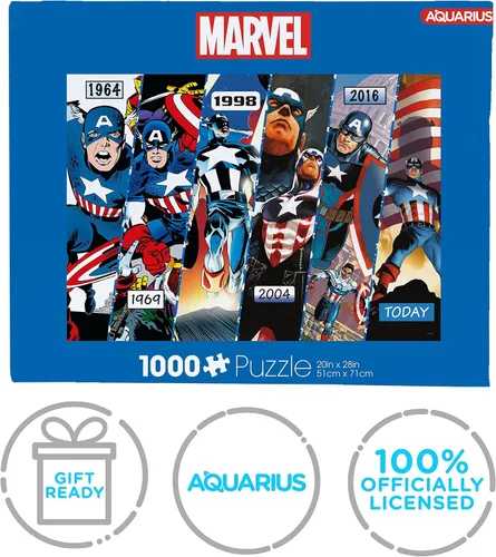 Vista 7 de AQUARIUS Marvel - Rompecabezas de 1000 piezas, sin reflejos, ajuste preciso, prácticamente sin polvo de rompecabezas, mercancía y coleccionables